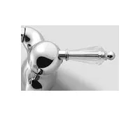 SAPHO KIRKÉ CRYSTAL nástěnná sprchová baterie, páčka krystal, chrom (1)