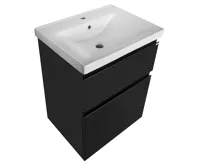 AQUALINE ALTAIR umyvadlová skříňka 57x72,5x45cm, černá mat (4)