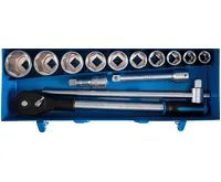 BGS Gola sada 3/4" 22,0 - 50,0 mm, 15 dílů