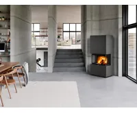 ROMOTOP Designový krb CARA C 30 s děleným sklem, plech (2)