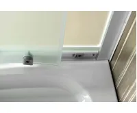 AQUALINE ARLEN čtvrtkruhová sprchová zástěna 900x900 mm, sklo Brick (8)