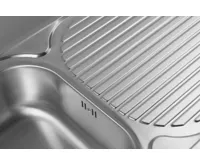 AQUALINE Nerezový vestavný dřez s odkapem 78x18x48cm (4)