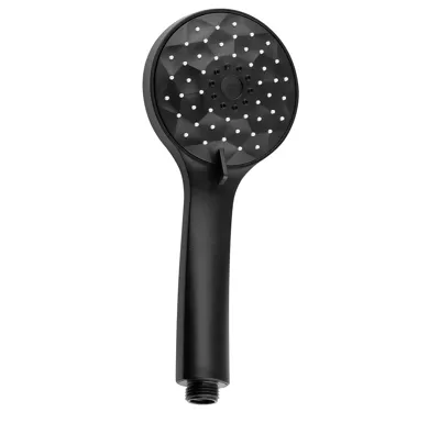 SAPHO Ruční masážní sprcha, 4 režimy sprchování, silikon trysky, průměr 101mm, ABS/černá mat