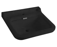 KERASAN WALDORF keramické umyvadlo 60x55cm, černá mat KERASAN WALDORF keramické umyvadlo 60x55cm, černá mat