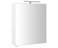 SAPHO RIWA galerka s LED osvětlením, 60x70x17cm, bílá lesk