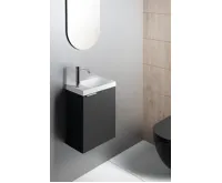 SAPHO AGOS umývátko, litý mramor, 40x22cm, levé/pravé, bílá (3)