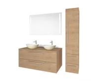 Umyvadlo na desku bez přepadu, 400x400x145 mm, kulaté, keramické (2)