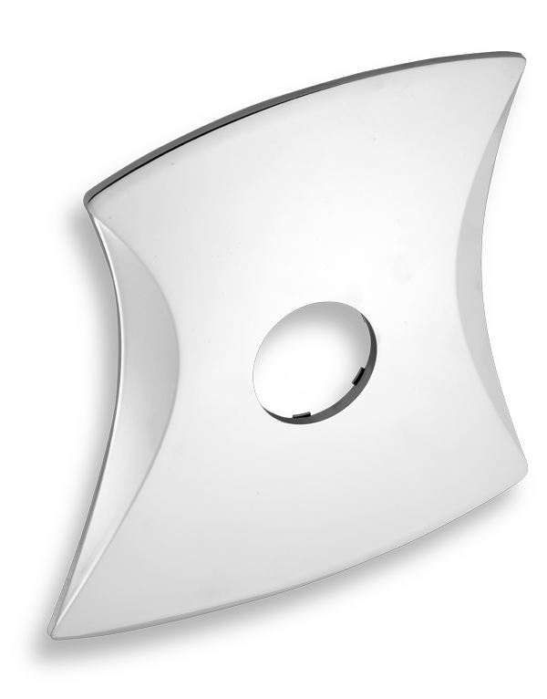 Novaservis kryt podomítkového boxu linie chrom - kryt0050d,0
