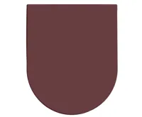 ISVEA INFINITY WC sedátko, SLIM, Soft Close, Easy Take, maroon red (4)