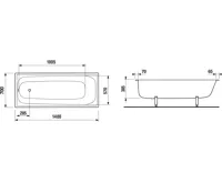 JIKA vana RIGA 1400x700 mm (1)
