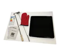 PLAMEN Sporák na tuhá paliva 850 GLAS - P bílý (14)