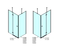 POLYSAN FORTIS sprchové dveře 1200mm, čiré sklo, levé (12)