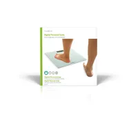 Digitální osobní váha s max. nosností 150kg, tvrzené sklo, bílá (9)