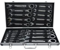 BGS Sada ráčnových očkoplochých klíčů, 6 - 32 mm, 22dílná