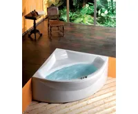 POLYSAN ROSANA rohová vana 140x140x49cm, bílá (4)