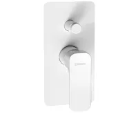 SAPHO SPY podomítková sprchová baterie, 2 výstupy, bílá mat SAPHO SPY podomítková sprchová baterie, 2 výstupy, bílá mat
