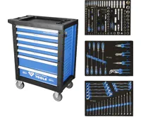 BGS Vozík dílenský s 207ks prémiového nářadí Brilliant Tools BGS Vozík dílenský s 207ks prémiového nářadí Brilliant Tools