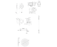 SAPHO LUKA podomítkový sprchový set s pákovou baterií, 2 výstupy, chrom (2)