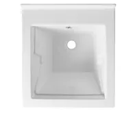 AQUALINE Keramická výlevka, 45x50cm, s přepadem (3)