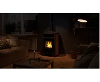 HS Flamingo Krbová kamna AQUAFLAM VARIO ® BARMA 11/5kW dlažba Ořech, elektronická regulace (17)