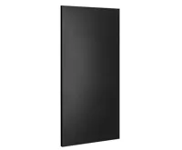 SAPHO ENIS koupelnový sálavý topný panel 600W, IP44, 590x1200 mm, černá mat