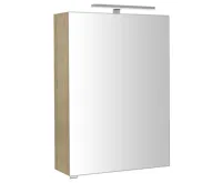 SAPHO RIWA galerka s LED osvětlením, 50x70x17cm, jilm bardini