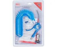 BGS Pneumatická ofukovací pistole,  se spirálovou hadicí na stlačený vzduch a T spojkou - BGS (3)