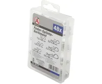 BGS Závlačky pružinové, 1,2 - 3,0 mm, sada 48 dílů (2)