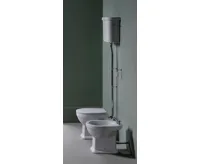 GSI CLASSIC WC mísa s nádržkou, spodní odpad, bílá-chrom (2)