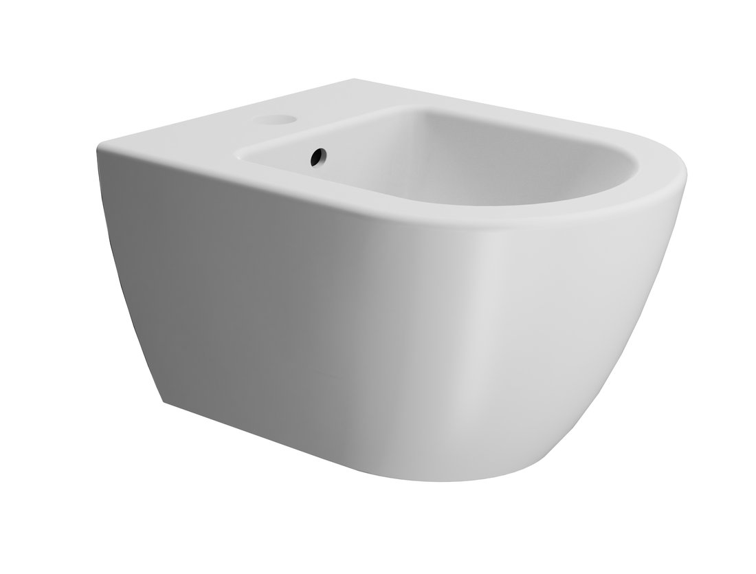 Gsi pura bidet závěsný 36x50cm, bílá mat