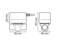 TC Dvoucestný ventil se servopohonem (1″) TC PMV225, Zónové ventily (1)
