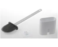 AQUALINE WC silikonová štětka závěsná/na postavení, bílá (4)