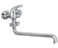 NOVASERVIS Paneláková baterie bez příslušenství 150 mm Metalia 55 chrom - 55071/1,0 NOVASERVIS Paneláková baterie bez příslušenství 150 mm Metalia 55 chrom - 55071/1,0