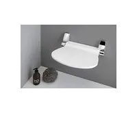 GEDY SOUND sklopné sedátko do sprchového koutu, 38x35,5cm, bílá (1)