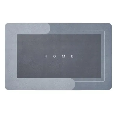 HomeLife Koupelnová absorpční předložka 50 x 80 cm obdélník, šedá