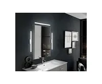 SAPHO IRENE 2 LED svítidlo, 9 W, 500x35x77 mm, IP44, chrom (1)