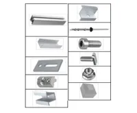 Solar Kerberos střešní konstrukce na šikmou plechovou střechu pro 5 panelů (1)
