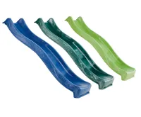 Zahradní skluzavka Skluzo 2,2m limetková s přípojkou na vodu (3)