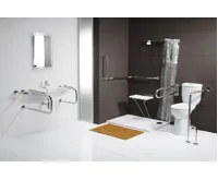 SAPHO HANDICAP opěrné madlo LEVÉ 500mm, nerez lesk (2)