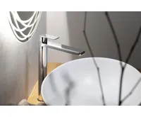 AQUALINE DAPHNE stojánková umyvadlová baterie vysoká, chrom (3)