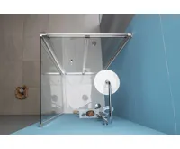 POLYSAN EASY sprchové dveře skládací 800mm, čiré sklo (4)