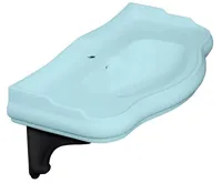 KERASAN RETRO keramická konzole pro umyvadlo 105001, 1 ks, černá mat