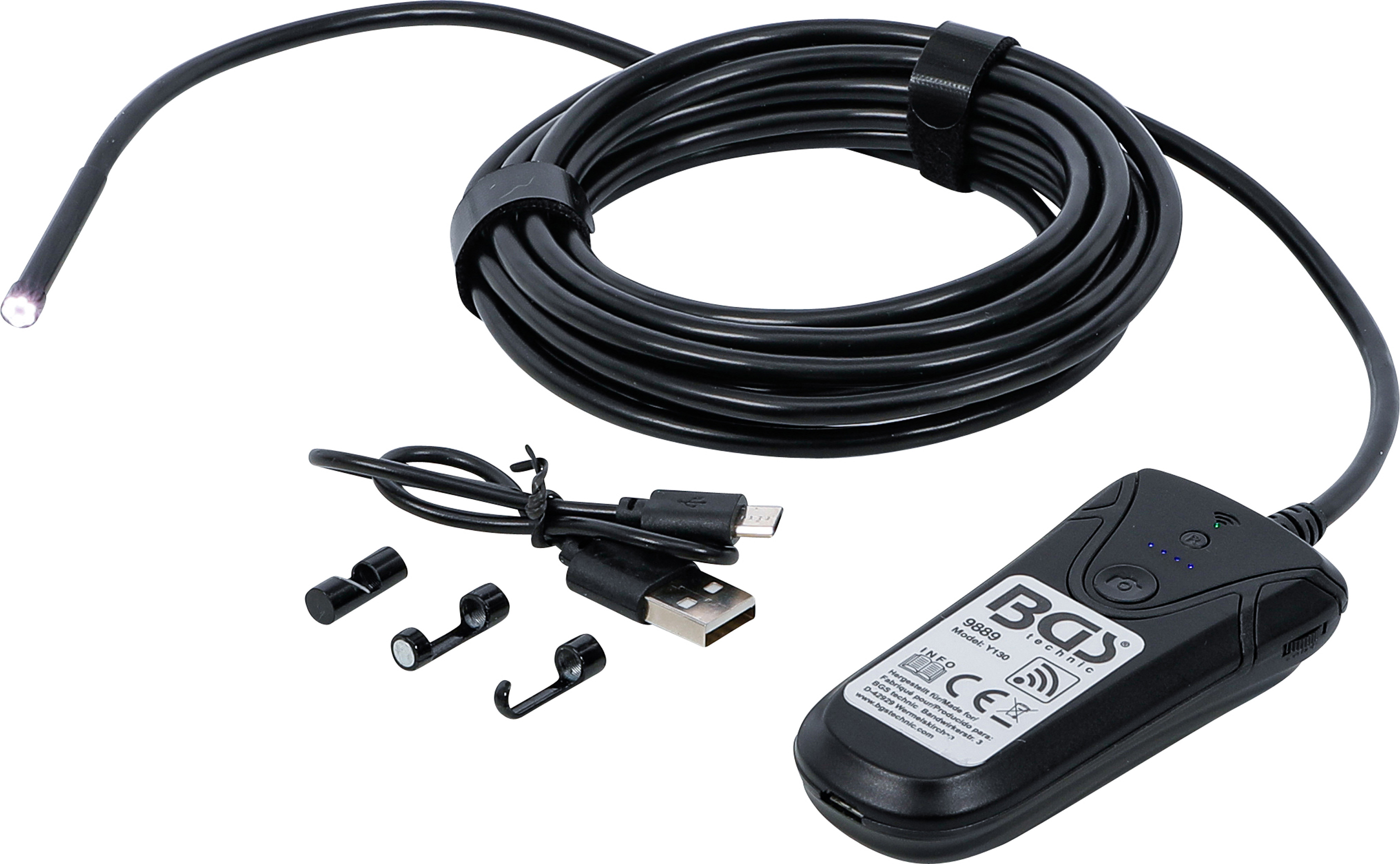 Bgs wlan barevný endoskop s led osvětlením bs9889
