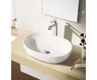 SAPHO CALEO keramické umyvadlo na desku, 60x42cm, bílá (4)