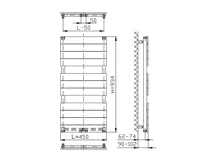 AQUALINE BONDI otopné těleso 450x934 mm, bílá (7)