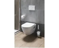 AQUALINE NERA závěsná WC mísa, 35,5x50cm, bílá (4)