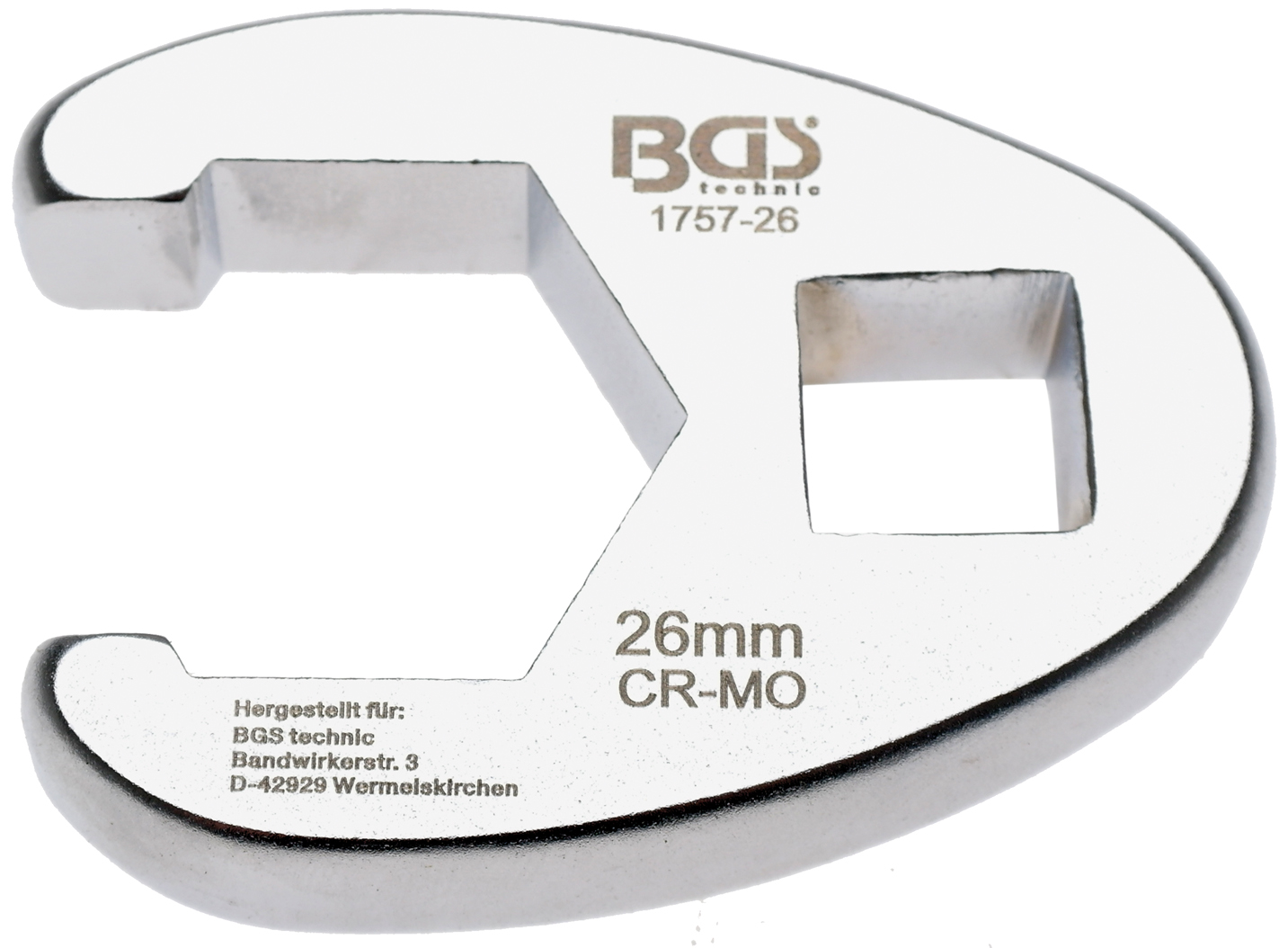 Bgs klíč plochý otevřený, 12.5 mm (1/2") , 26 mm