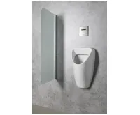 SAPHO Dělící stěna mezi urinály 40x100cm, mléčné sklo (4)