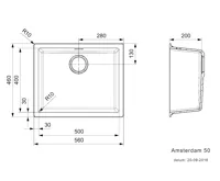 Reginox Amsterdam 560 Caffe metalic (silvery) (6)