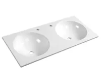 SAPHO JUNO dvojumyvadlo, litý mramor, 100x47cm, bílá SAPHO JUNO dvojumyvadlo, litý mramor, 100x47cm, bílá